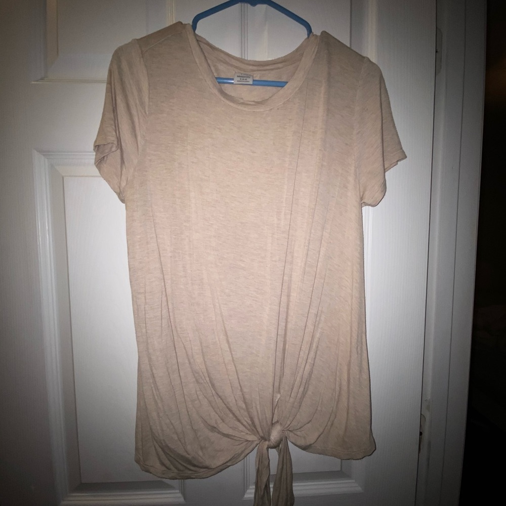 Maternity tan shirt
